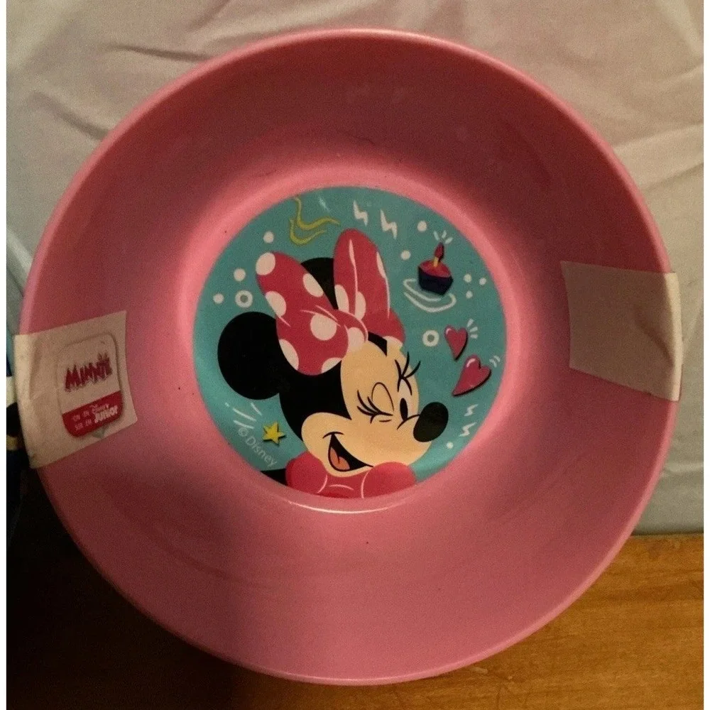 Disney Junior Mickey And Minnie Mouse Set Of 4 Bowls, New